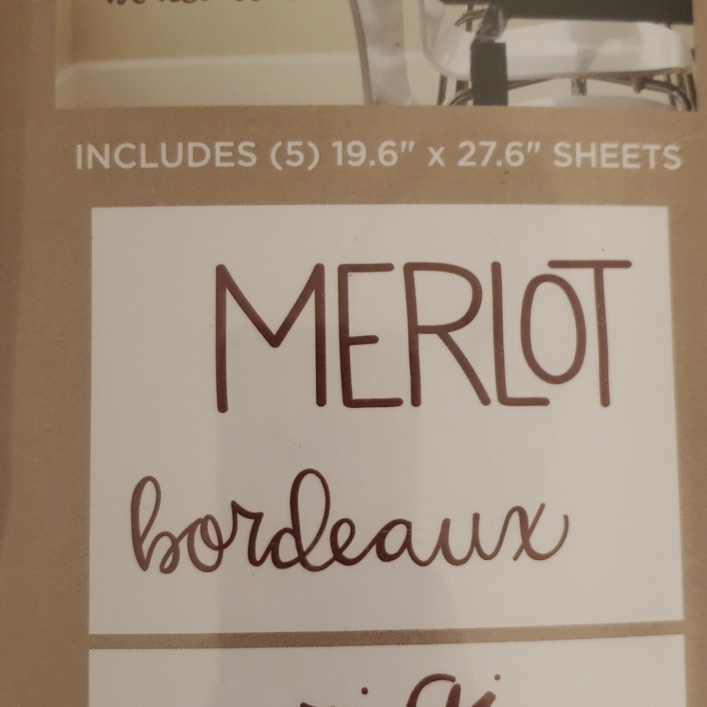 5 WINE Wall Decals: Repositionable/Reusable - Picture 4 of 11